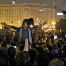 PROTESTA. La movilizacin en El Cairo.