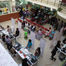 Registro. Las filas volvieron ayer por la tarde a las oficinas del Tribunal Electoral Departamental (TED).