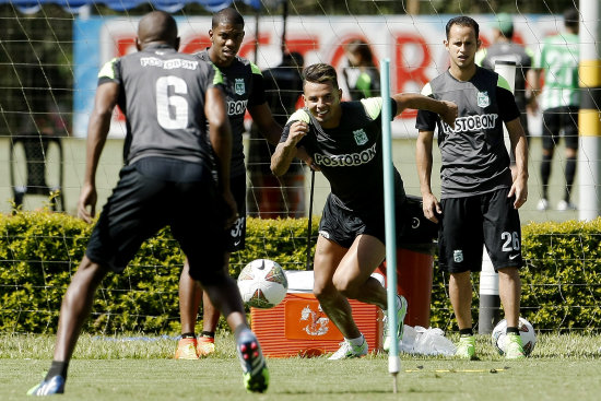 Atltico Nacional cerr sus entrenamientos ayer, martes.