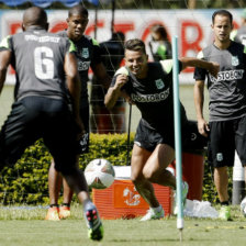 Atltico Nacional cerr sus entrenamientos ayer, martes.