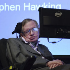 AVANCES. El astrofsico britnico Stephen Hawking da una rueda de prensa en Londres.