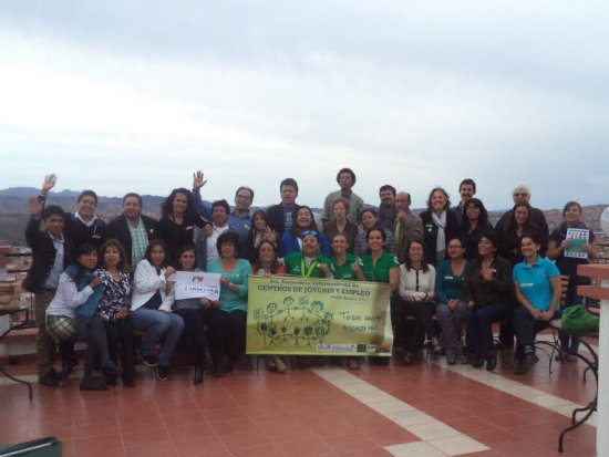 CAPACITACIN. Participantes del IV Encuentro Internacional de Centros de Jvenes y Empleo.