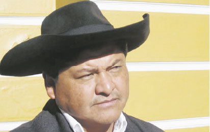 CANDIDATO. El ex ejecutivo campesino y actual diputado, Luis Alfaro.