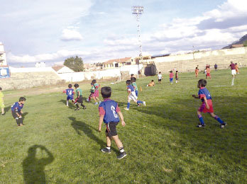 Los cursos vacaciones se desarrollan en el estadio Sucre.