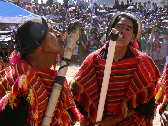 FIESTA. El Pujllay en Tarabuco, ahora Patrimonio de la Humanidad.