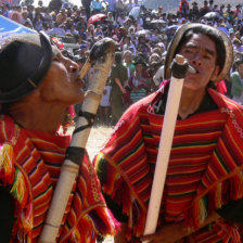 FIESTA. El Pujllay en Tarabuco, ahora Patrimonio de la Humanidad.