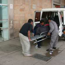 HERIDOS. Se recuperan en el Hospital.