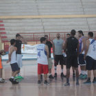 Los integrantes de Amistad-Blacmar cumplieron el entrenamiento de ayer, lunes, en el Polideportivo.