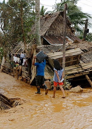 Desplazados, el drama en Filipinas