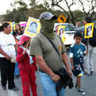 MARCHA. Protesta de familiares y simpatizantes de los 43 jvenes desaparecidos.