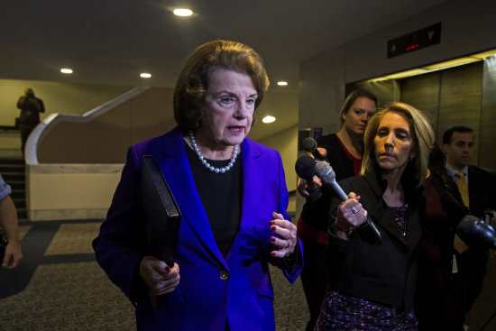 REVELACIN. La senadora demcrata por California y la presidenta del Comit de Inteligencia del Senado, Diane Feinstein.