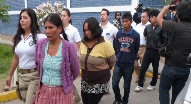 DETENIDOS. Cuatro bolivianos con droga.