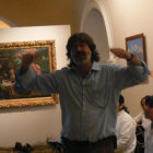 CONFERENCIA. El jesuita Bernardo Gantier durante su exposición.