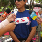 MILITANTE. Mario Salazar, autor de la cancin.