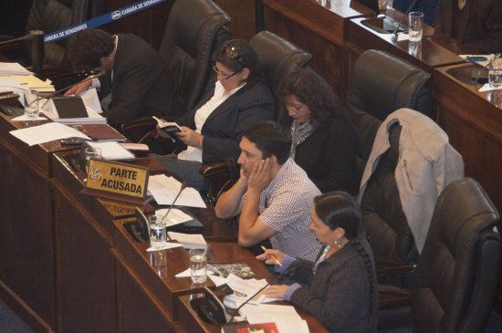 AUDIENCIA. El juicio de responsabilidades prosigui en el Senado.