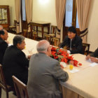 ENCUENTRO. El presidente Evo Morales se reuni con representantes de la Iglesia catlica.