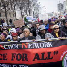 INDIGANCIN. Una de las protestas ciudadanas en la ciudad de Washington.