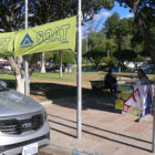 ATENCIN. Punto de venta de la roseta del SOAT 2015 en la plaza Aniceto Arce.