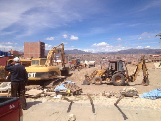 PORYECTO. Comenzaron las obras de ampliacin en el mercado de El Morro.