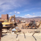 PORYECTO. Comenzaron las obras de ampliacin en el mercado de El Morro.