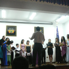 RECITAL. La presentacin del elenco de Novi Orbis anoche en el CBA.