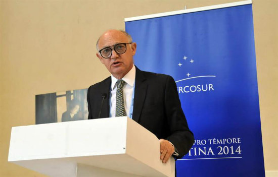 INTEGRACIN. Hctor Timerman, canciller argentino, durante una reunin preparatoria.