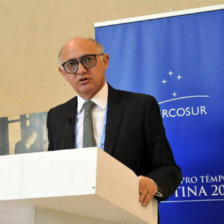 INTEGRACIN. Hctor Timerman, canciller argentino, durante una reunin preparatoria.