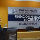 INFORME. El Fiscal General present la rendicin pblica de cuentas de la gestin 2014.