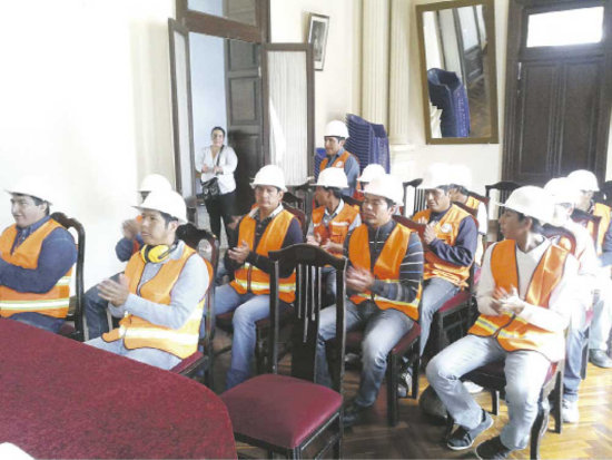 CLAUSURA. El acto del CENACO en Sucre.