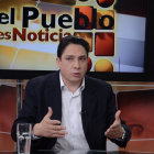 PROCURADOR. Hctor Arce, ayer, en una entrevista con los medios estatales.