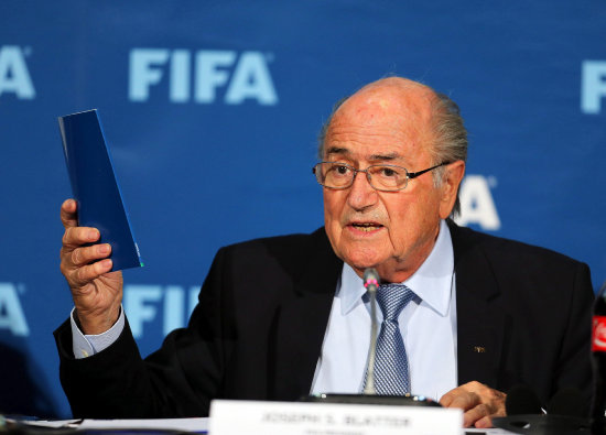 Joseph Blatter anunci restaurar la imagen del ftbol