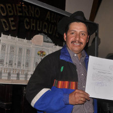 EX AUTORIDAD. Esteban Urquizu fue gobernador de Chuquisaca de 2010 al 2014.