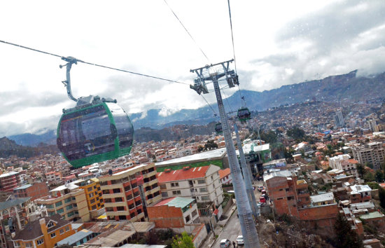 TELEFRICO. Sucre contar con un telefrico gracias a un proyecto de ley preparado por el Presidente y aprobado anoche.