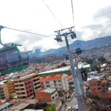 TELEFRICO. Sucre contar con un telefrico gracias a un proyecto de ley preparado por el Presidente y aprobado anoche.