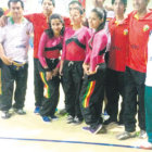 Algunos de los gimnastas de la seleccin boliviana, que a principios de mes cosecharon histricas medallas para el pas en torneos internacionales.