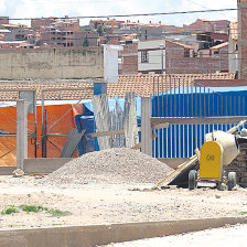 Las casetas de la feria navidea impiden el trabajo externo, obligando a trabajar en los mdulos internos al estadio.