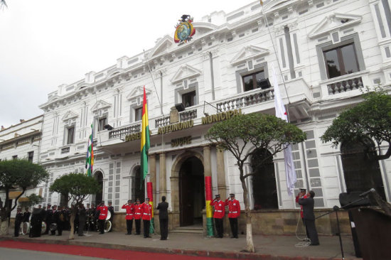 ALCALDA. La oposicin se juega el control de la Alcalda de Sucre en las elecciones de marzo de 2015, la nica que todava no es administrada por el MAS en Chuquisaca.