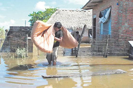 LLUVIA. Los daos reportados hasta ahora son menores en comparacin con el ao pasado.