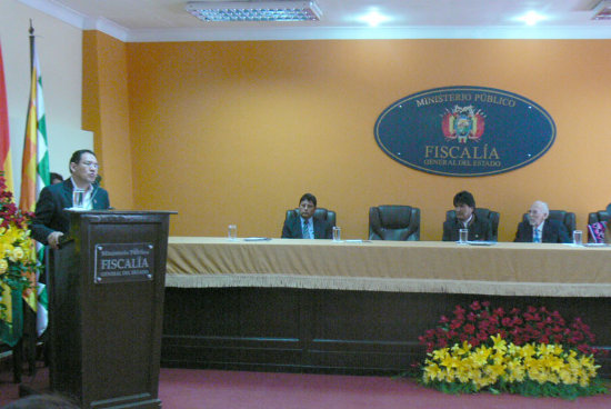 GESTIN. El fiscal Ramiro Guerrero brind su informe anual.