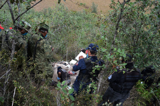 INVESTIGACIN. Las fosas que fueron encontradas en el estado de Guerrero en Mxico.