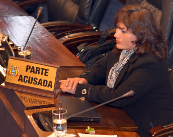 PROCESO. El Tribunal de Sentencia del Senado destituy a magistrada suspendida del TCP.