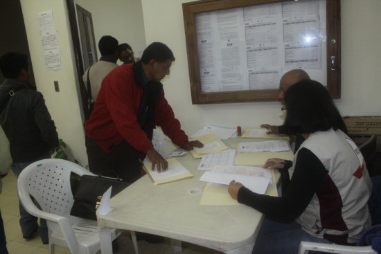 Actividad. Los frentes polticos presentaron la documentacin habilitante de sus candidatos.