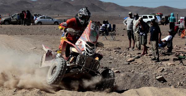 Sergio Mita hizo su debut en el Rally Dakar y lleg hasta la sexta etapa.