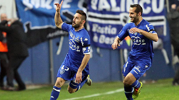 El Bastia venci como local al Pars Saint Germain.