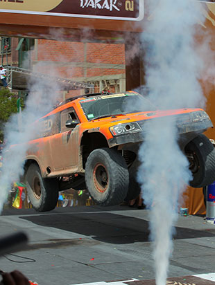 El Dakar pasar por el cielo