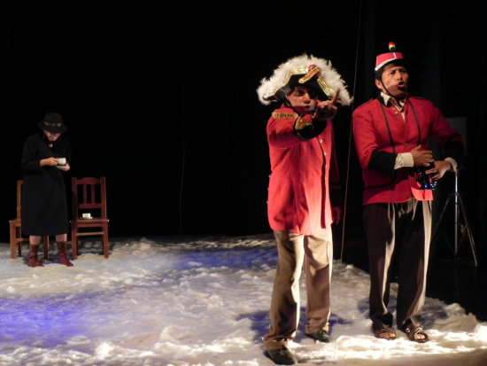 TABLAS. La puesta en escena de la ms reciente produccin del Teatro de Los Andes.