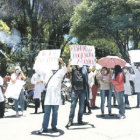 RECLAMO. La marcha del viernes en Sucre.