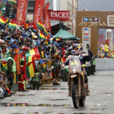 El piloto espaol Marc Coma fue el ganador de la etapa en motos.