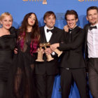 XITO. El equipo de Boyhood, con los Globos de Oro a mejor pelcula, director y actriz secundaria.