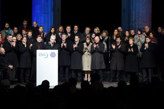 UNIDAD. Diferentes religiones y partidos se unieron para decir 